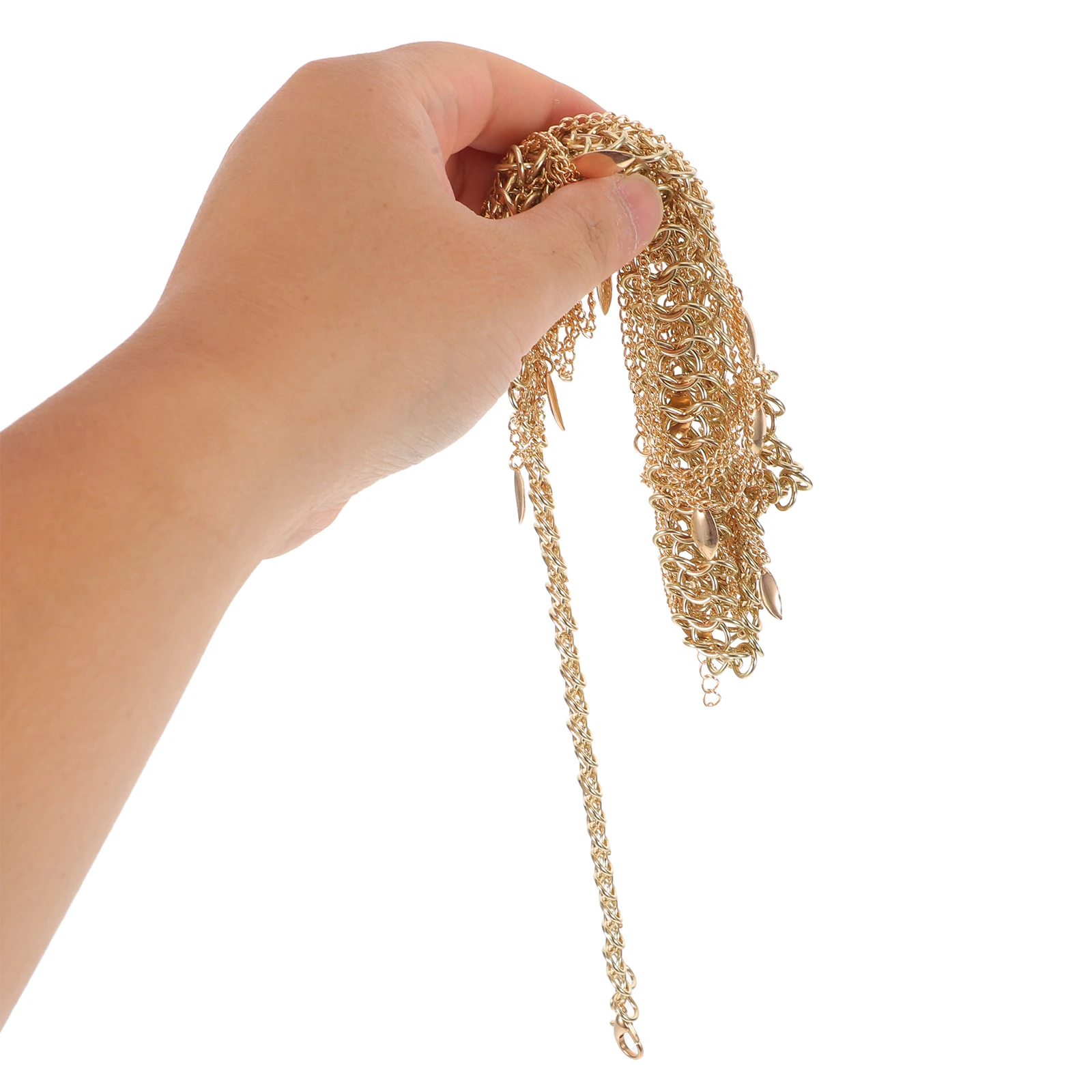 

2 Pcs Ethnic Style Waist Chain Belly Jewelry Women Punk Dress Belt Ladies' Chains for Zinc Alloy Body Miss