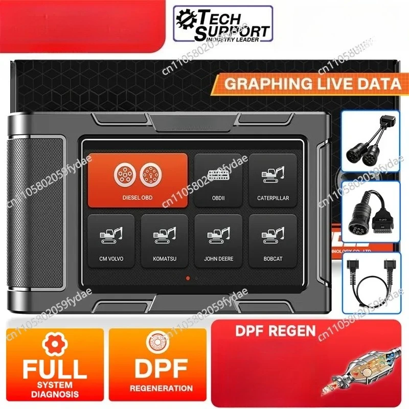 New HD3600 Heavy Duty Truck Diagnostic Tool, Construction Machinery Code Reading Card, Agricultural Machinery Inspection
