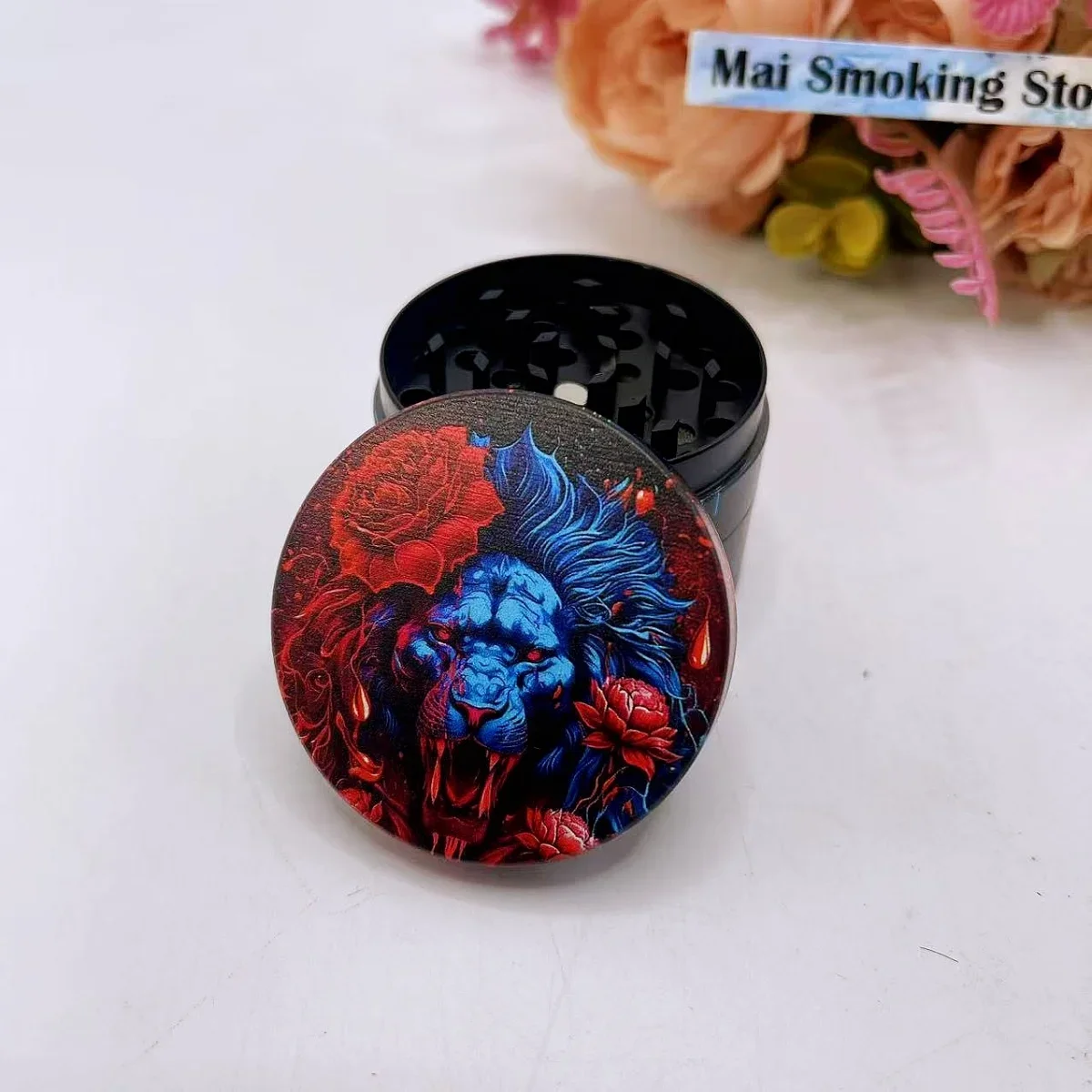 Moedor de Ervas Manual de 2 Polegadas, 4 Camadas, para Especiarias, Pimenta, Sal, Moedor de Tabaco, Ferramenta para Fumar