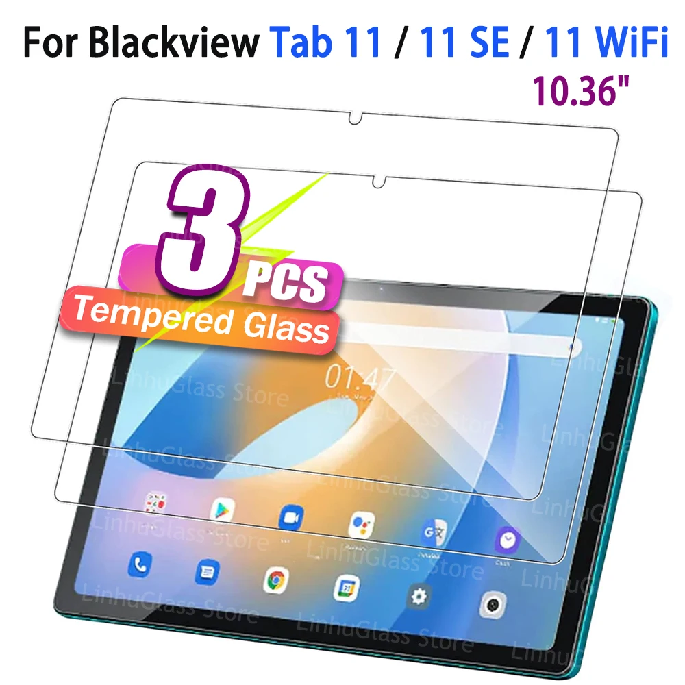 

HD Tempered Glass Film For Blackview Tab 11 / Tab 11 SE / Tab 11 WiFi (10.36") Screen Protector,Anti Fingerprints No Bubbles