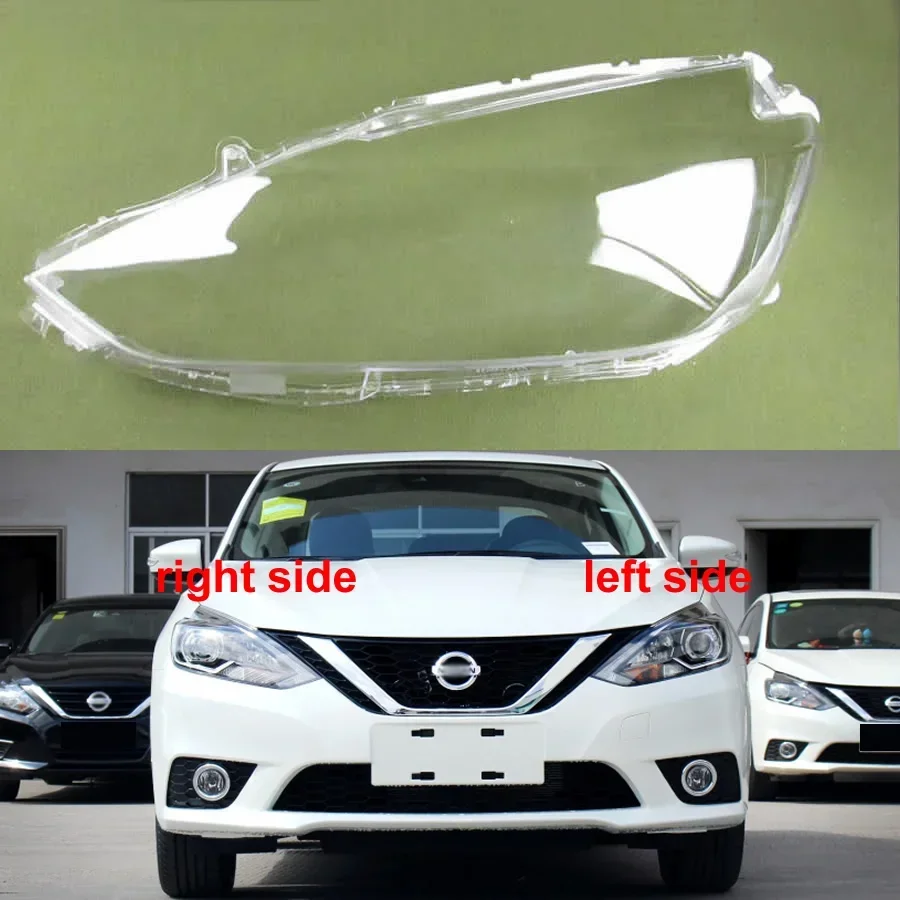 

For Nissan Sylphy 2016 2017 2018 Front Headlight Cover Transparent Headlamp Shell Lens Plexiglass Replace Original Lampshade