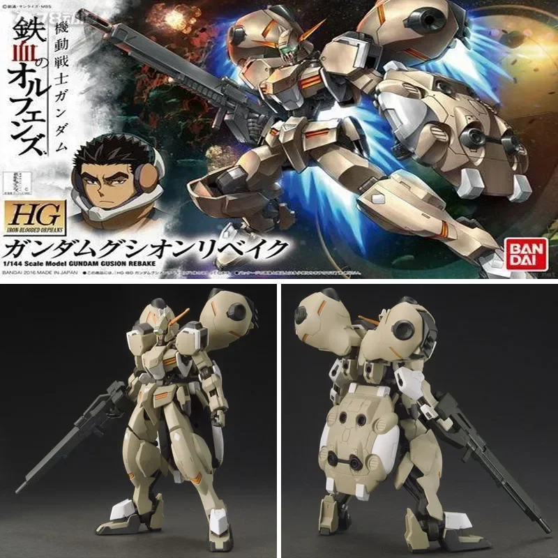 بانداي الأصلي GUNDAM أطقم منمذجة HG ASW-G-11 GUNDAM GUSION REBAKE مدينة كاملة جميع 1/44 أنيمي عمل الشكل التجمع نموذج للبنين