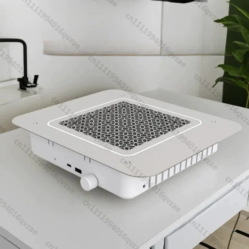 

Nail Art Vacuum Cleaner, Large Suction, No Running Ash Dust Removal Filter, Special Embedded for Nail Art Shop