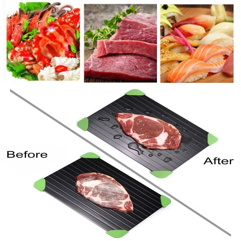 Plateau de décongélation rapide, décongélation rapide des aliments, des viandes, des fruits, des plaques de décongélation rapide, Gadget de cuisine, outil