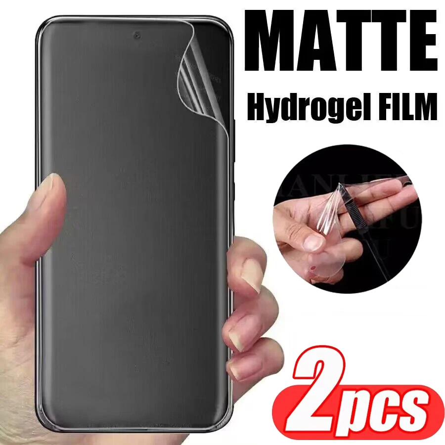 2PCS Matte Hydrogel Film for POCO M6 Pro 4G Screen Protector for Poco M6Pro 4G Front and Back Protective Film