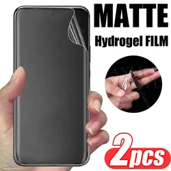 2PCS Matte Hydrogel Film for Realme 15 14 13 12 11 10 Pro Plus Screen Protector for Realme C63 C61 C53 C51 Note 50 60 60X 70 70T