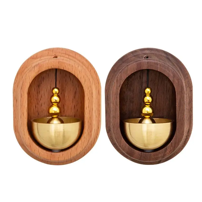 

Door Opening Chime Shopkeeper Chime Bell Magnetic Attached Doorbell Wooden Bass Cute Door Open Reminder Front Door Ornaments For