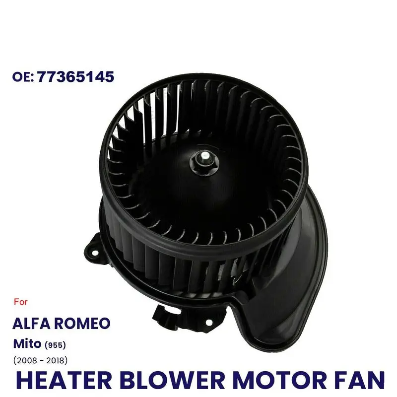 Ventola del motore del ventilatore del riscaldatore interno per ALFA ROMEO MITO 2008 - 2018 nuovo tipo OEM RHD