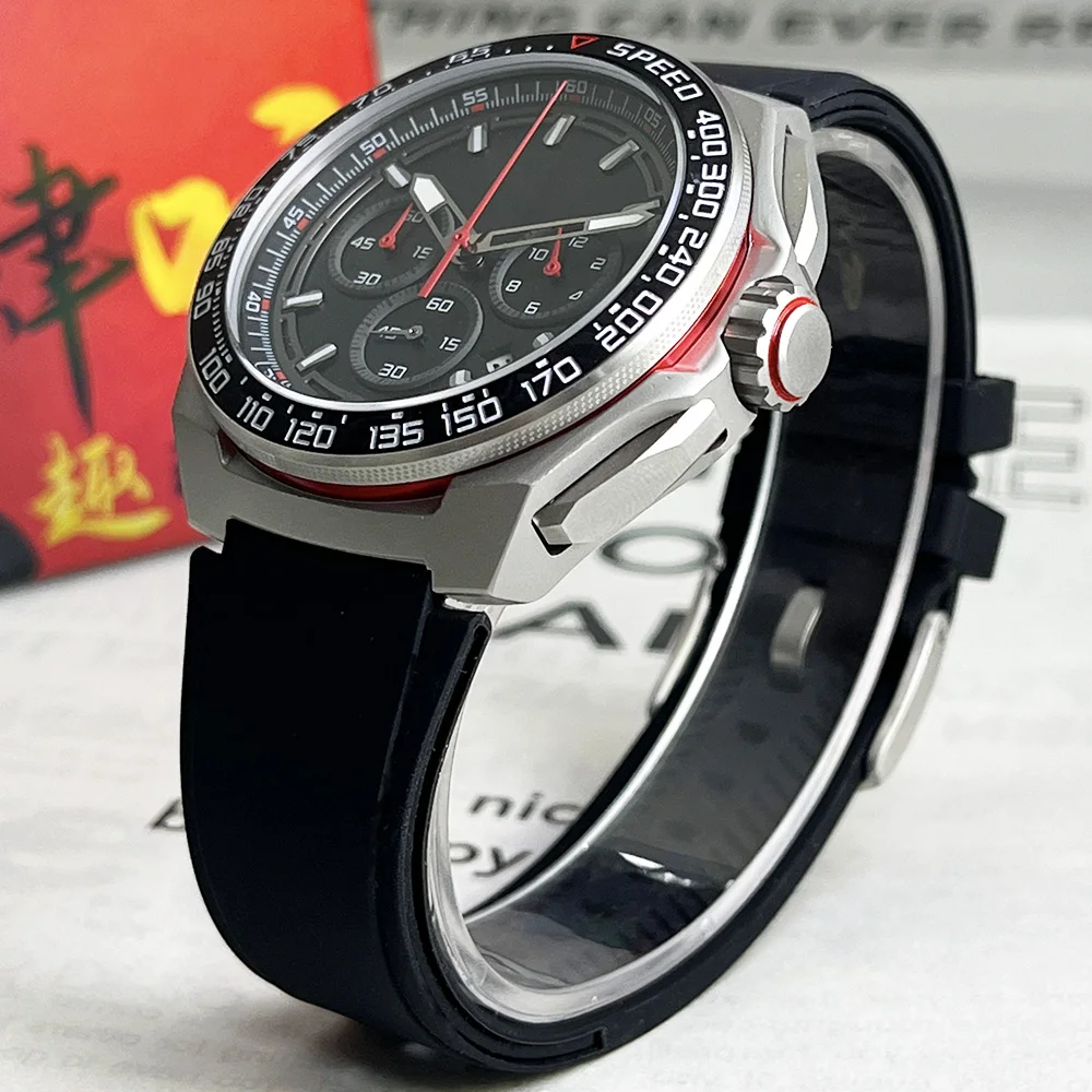 The 2025 New Men's Sports Fashion Watch VK63 Movement Waterproof Quartz Watch with Luminous Material