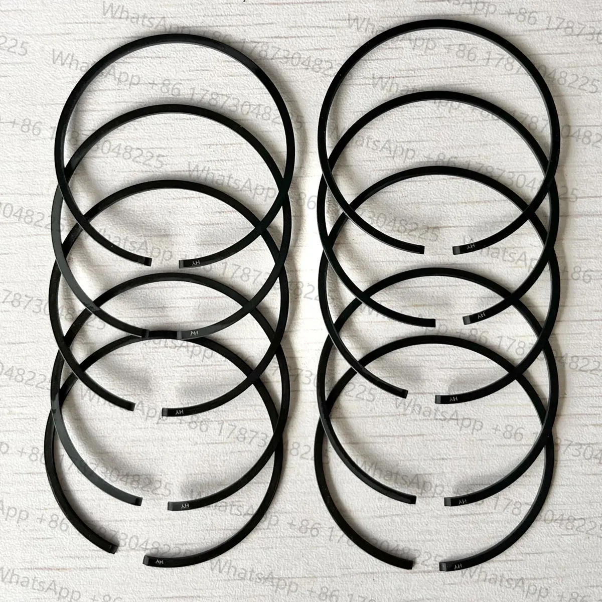 10pcs/lot 34MM 39MM 46MM 47MM 47.5MM Piston Ring For  Chainsaw Cylinder