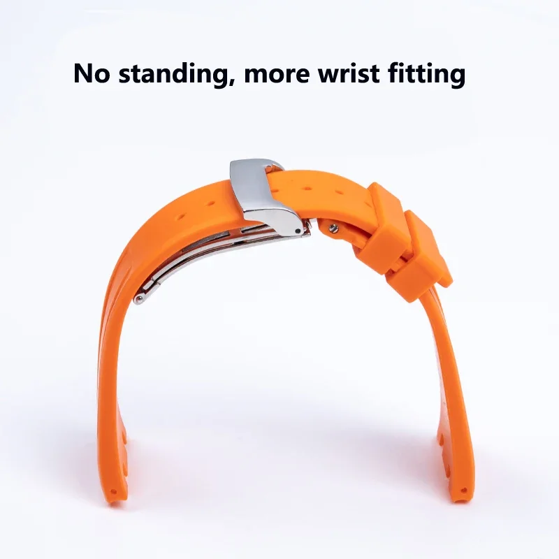 High Quality Rubber Watch Strap 26mm Watchband For AP 15400 15202 15500 15703 26470SO Royal Oak Offshore Men's Sports