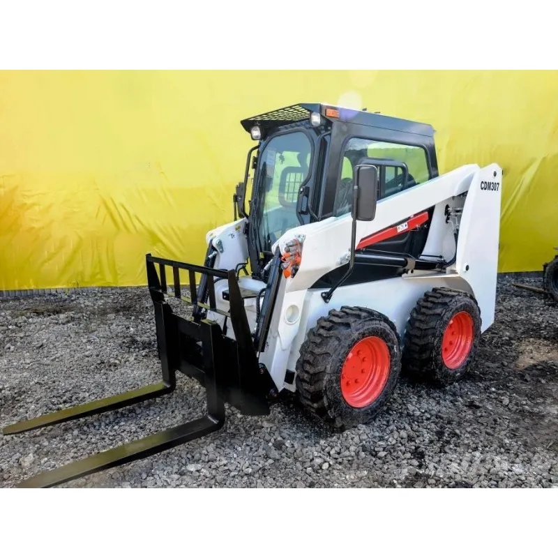 Small Front End Loader YG312 1.2Ton 0.54M3 Bucket Mini Skid Steer Loader