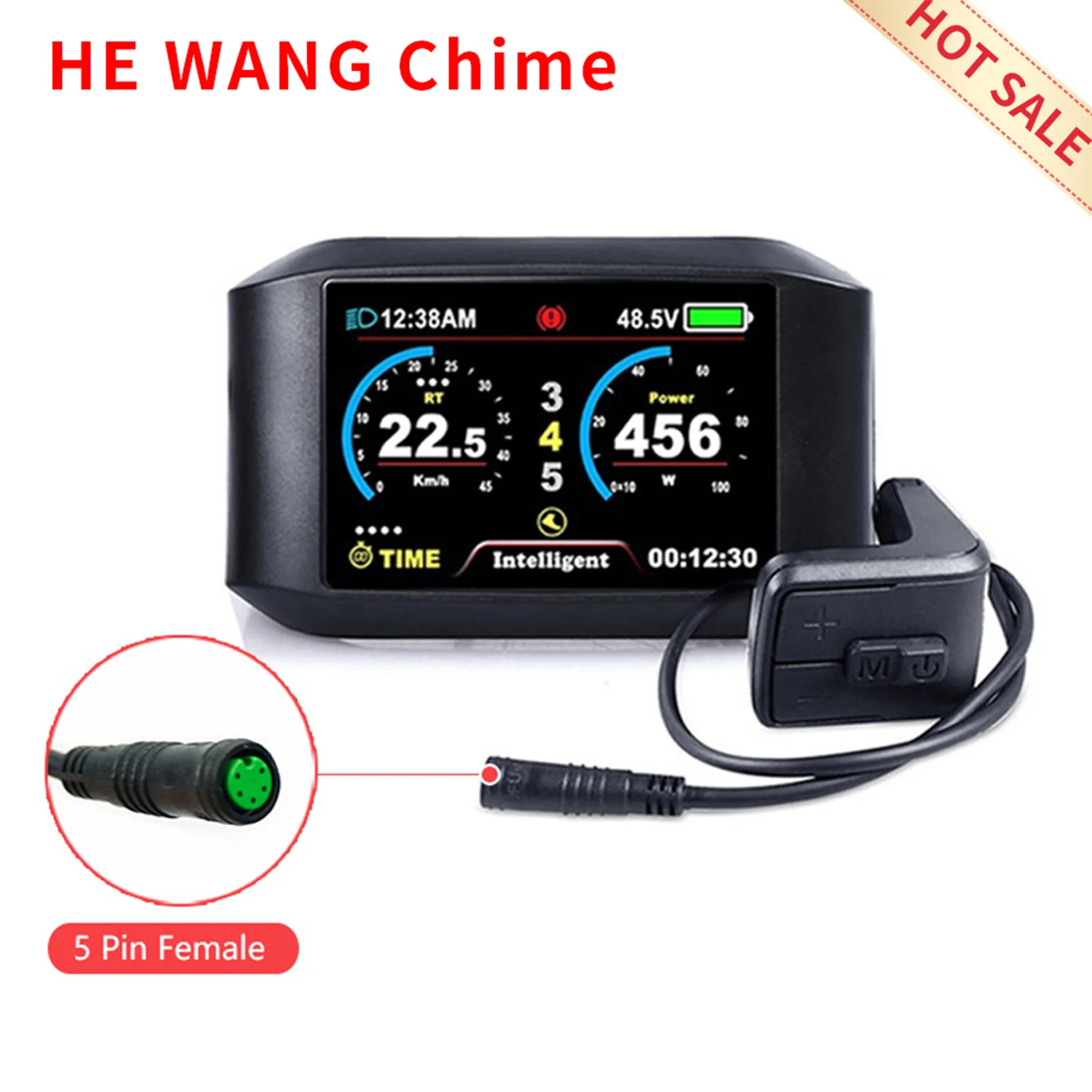 

24-60V Bafang 750C color instrument panel, mid-drive motor BBSO1/BBS02/BBSHD integrated accessories, for e-bicycle modification.