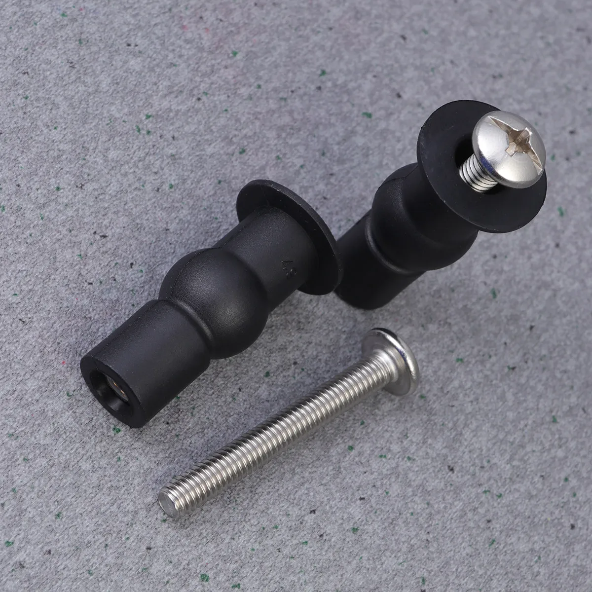 

1Set Toilet Lid Screws Fixed Fittings Kit 2 Screws Plus 14mm 28mm Pads Multi Material Durable Replacement Toilet Accessories