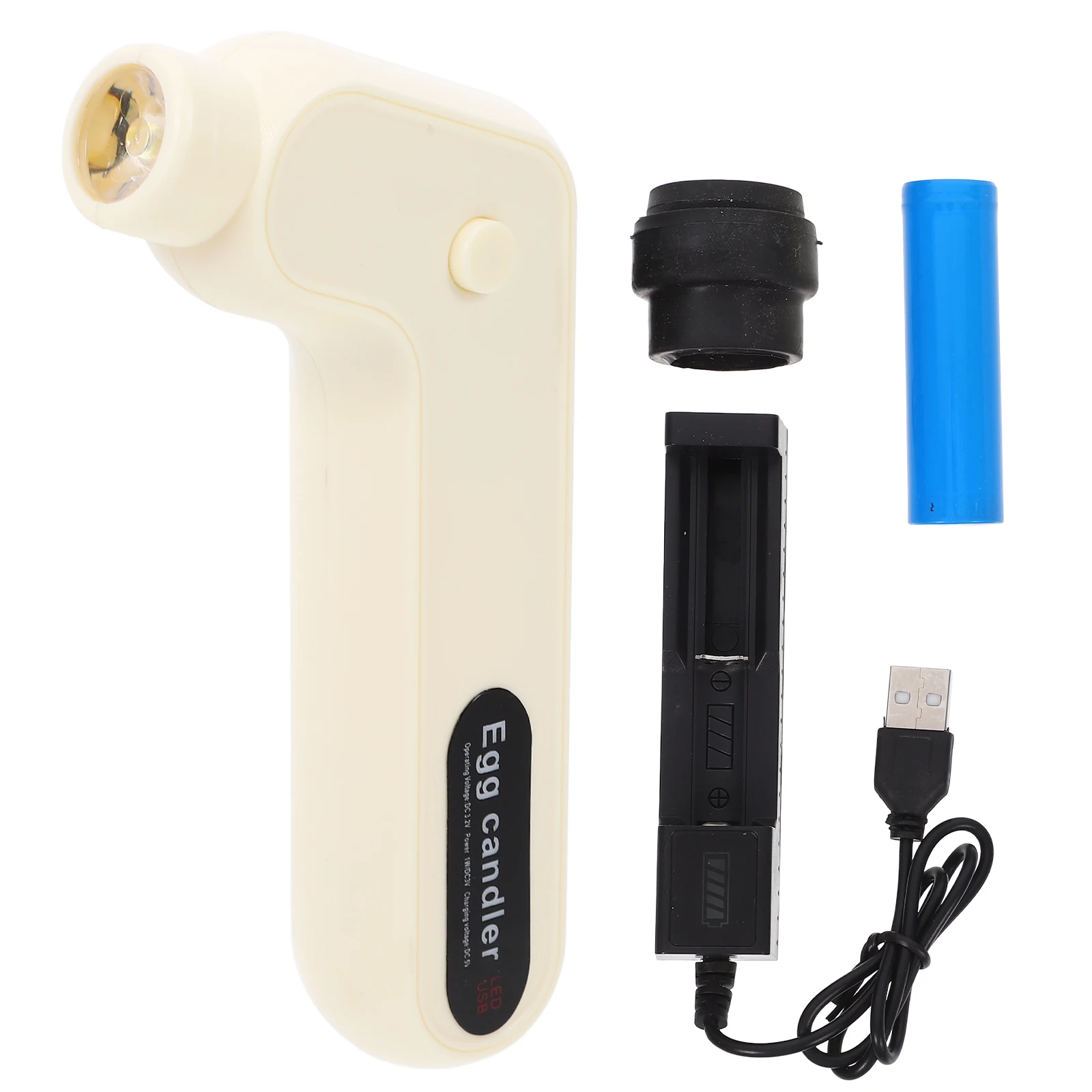 

Egg Tester Lamp Portable C UV Flashlight Incubation Equipment Supply Plastic Material for Eggs