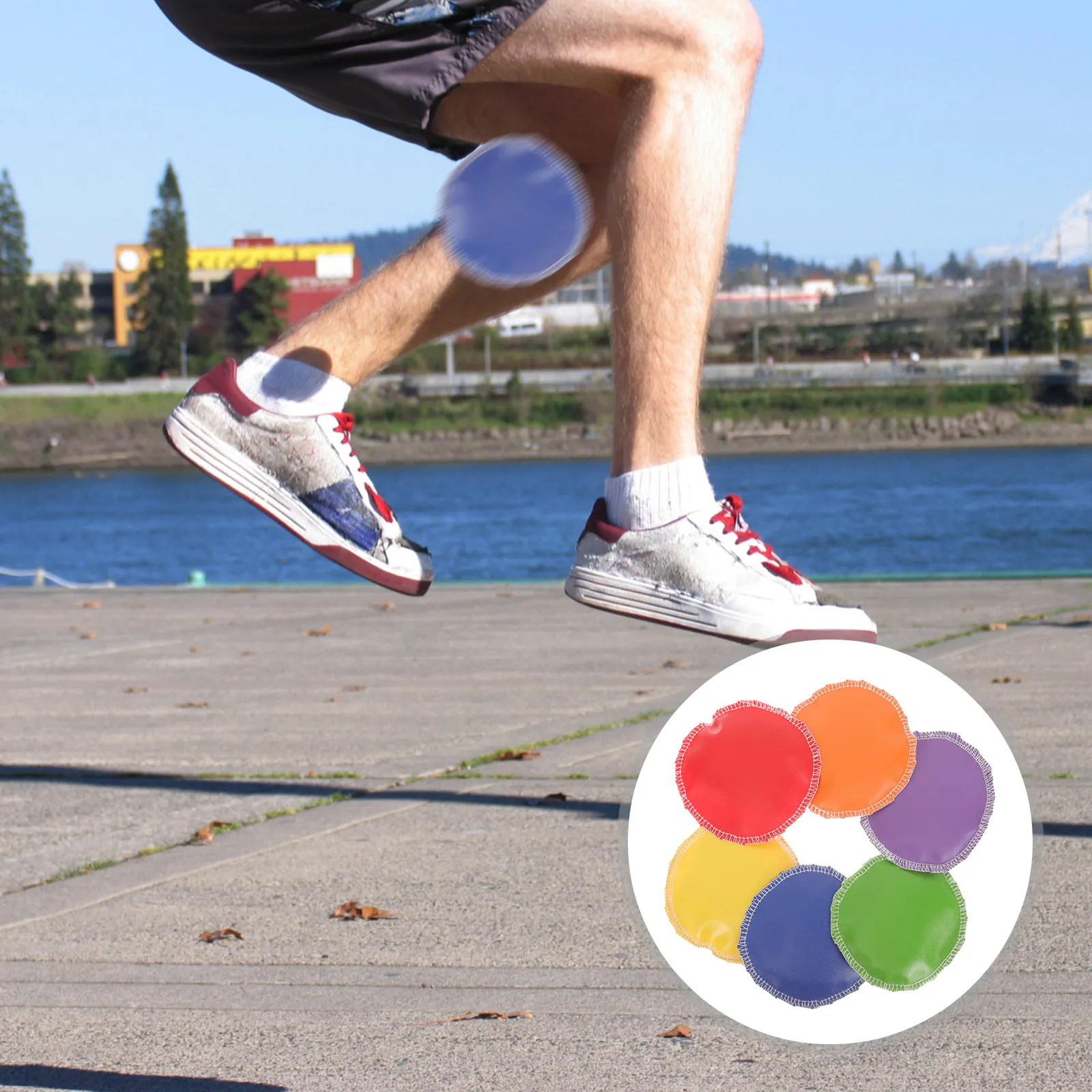 

Набор из 6 цифровых мешочков для метания, маленькая интерактивная игра для детей на открытом воздухе, для вечеринок, пикников, кемпингов