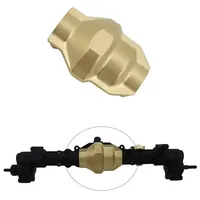 Metal Brass Diff Cover Case Front & Rear Axle Housing for 1/10 YK4102 YK4103 1/8 YK4082 YiKong RC Crawler Car Upgrade