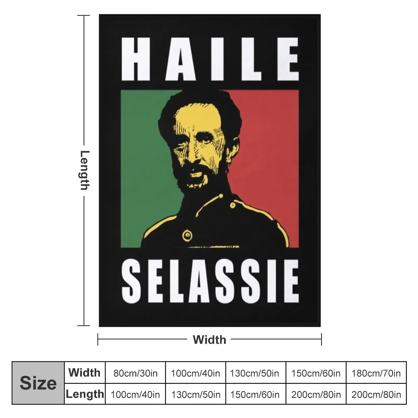 Haile Selassie Throw Blanket Luxury Throw warm winter Plaid Blankets For Sofas Blankets