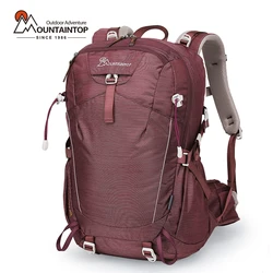 MOUNTAINTOP mochila de senderismo para mujer, mochila de Trekking multifuncional, mochilas de viaje al aire libre con cubierta de lluvia, 35L