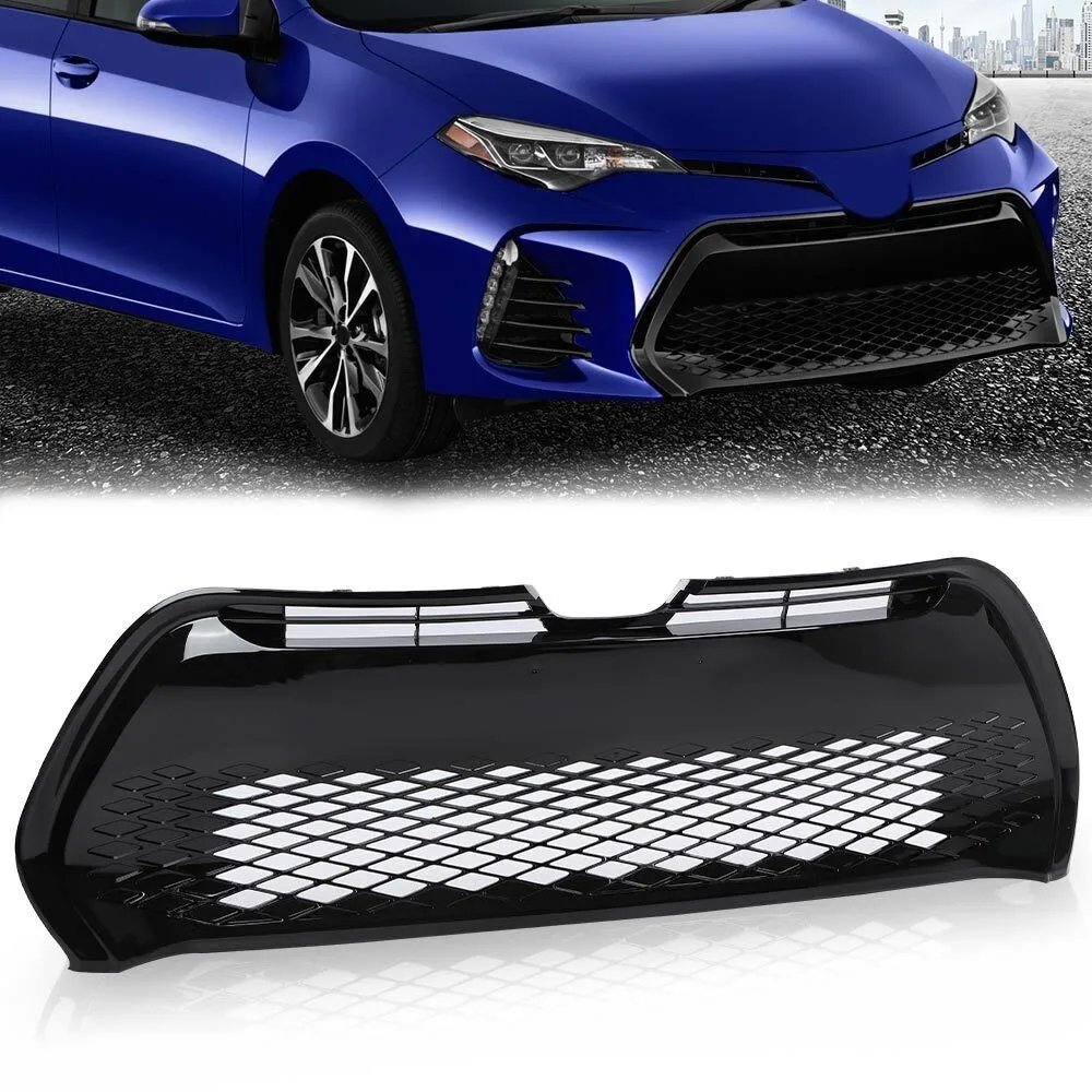 

Fit For 2017-2019 Toyota Corolla SE XSE Front Bumper Lower Grille Grill United States