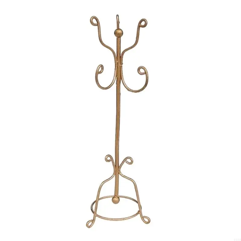 

Antique Dollhouses Coat Rack 1/12 Iron Miniature Furniture Bedroom Decoration P31B