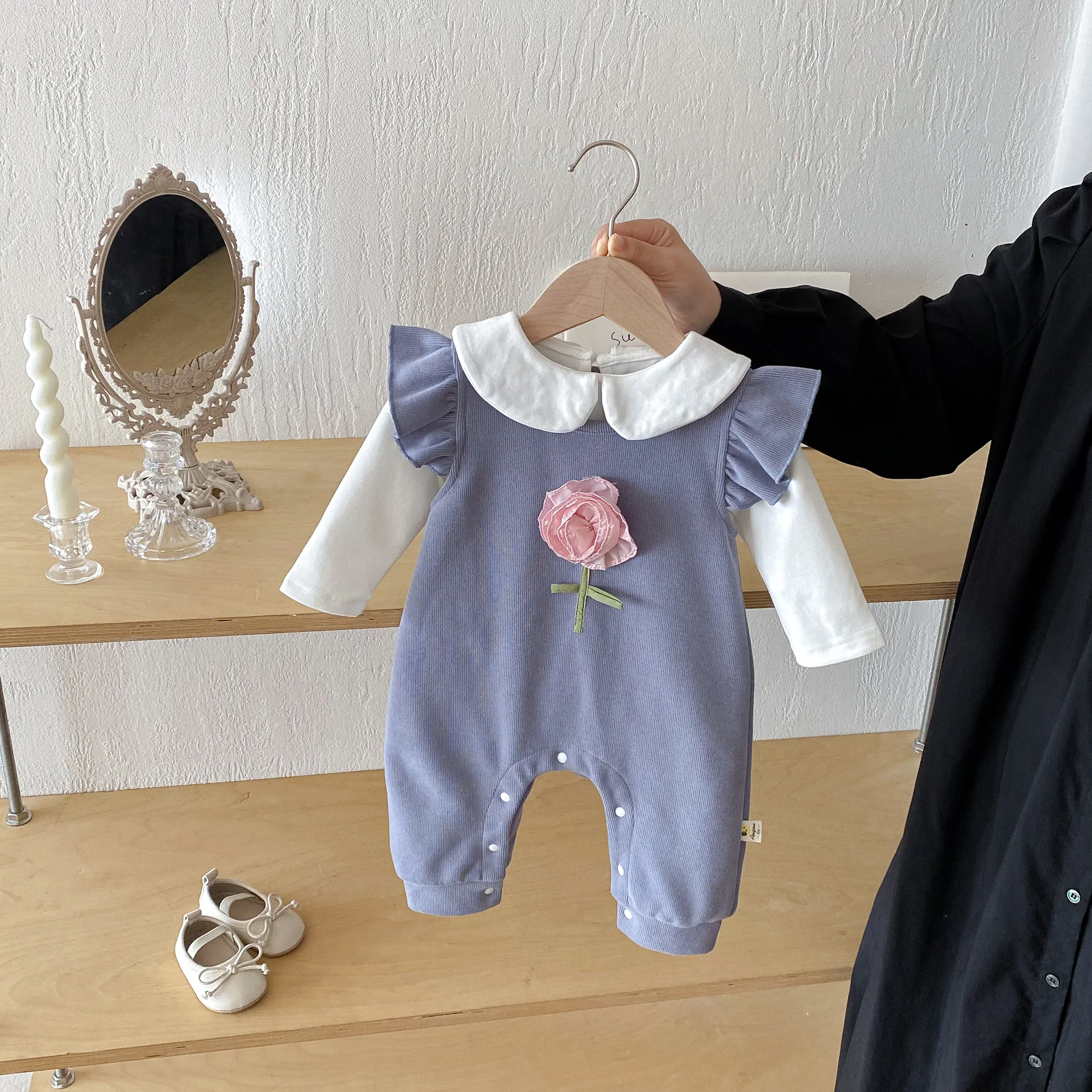 

Baby Clothes 2025 Autumn Newborn Baby Girl Cute Princess Bag Fart Clothes Bottoming Shirt Or Climbing Clothes