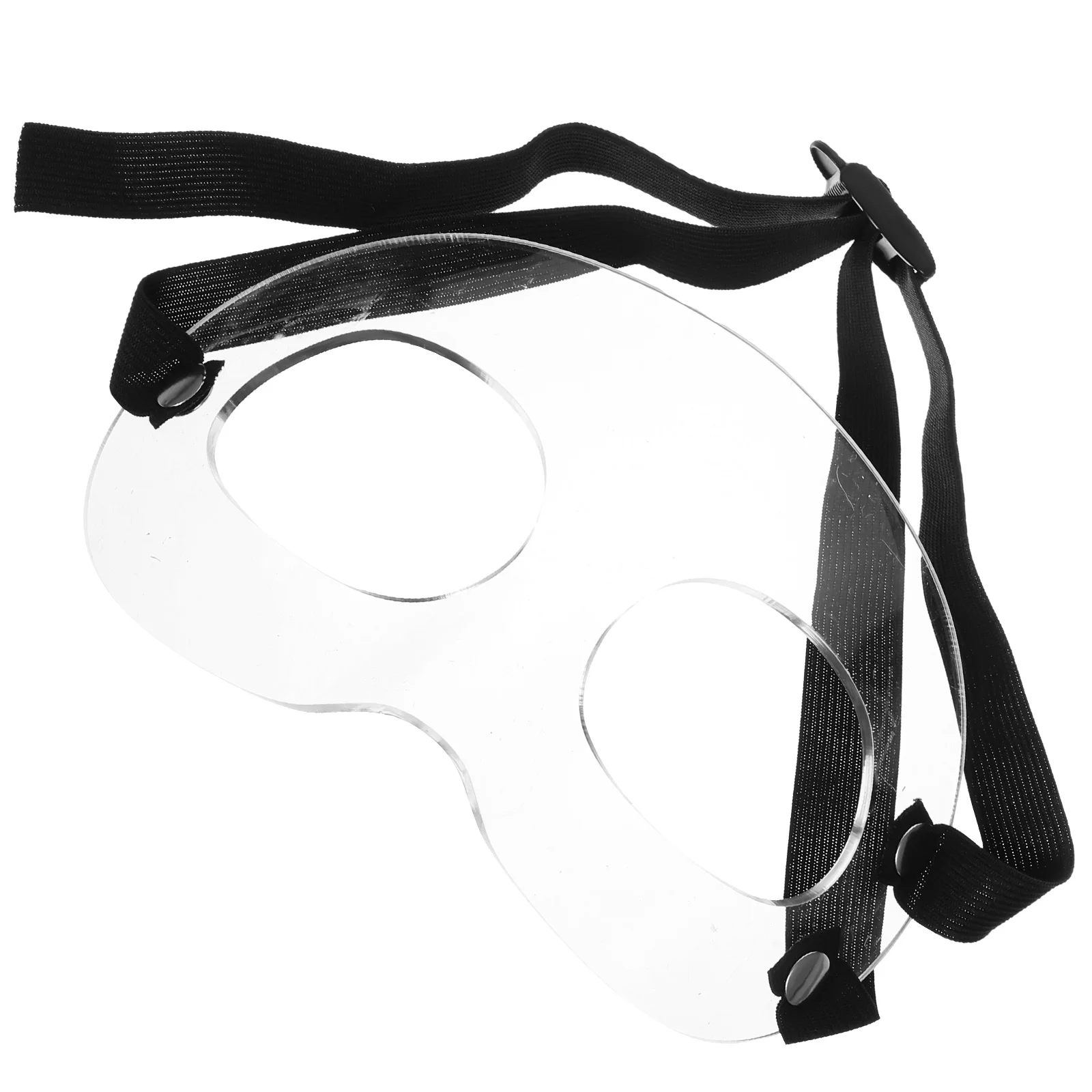 

Sports Face Basketball Football Soccer Adjustable Protection Masks for Men Plastic Transparent Adjustable Football Face Mask