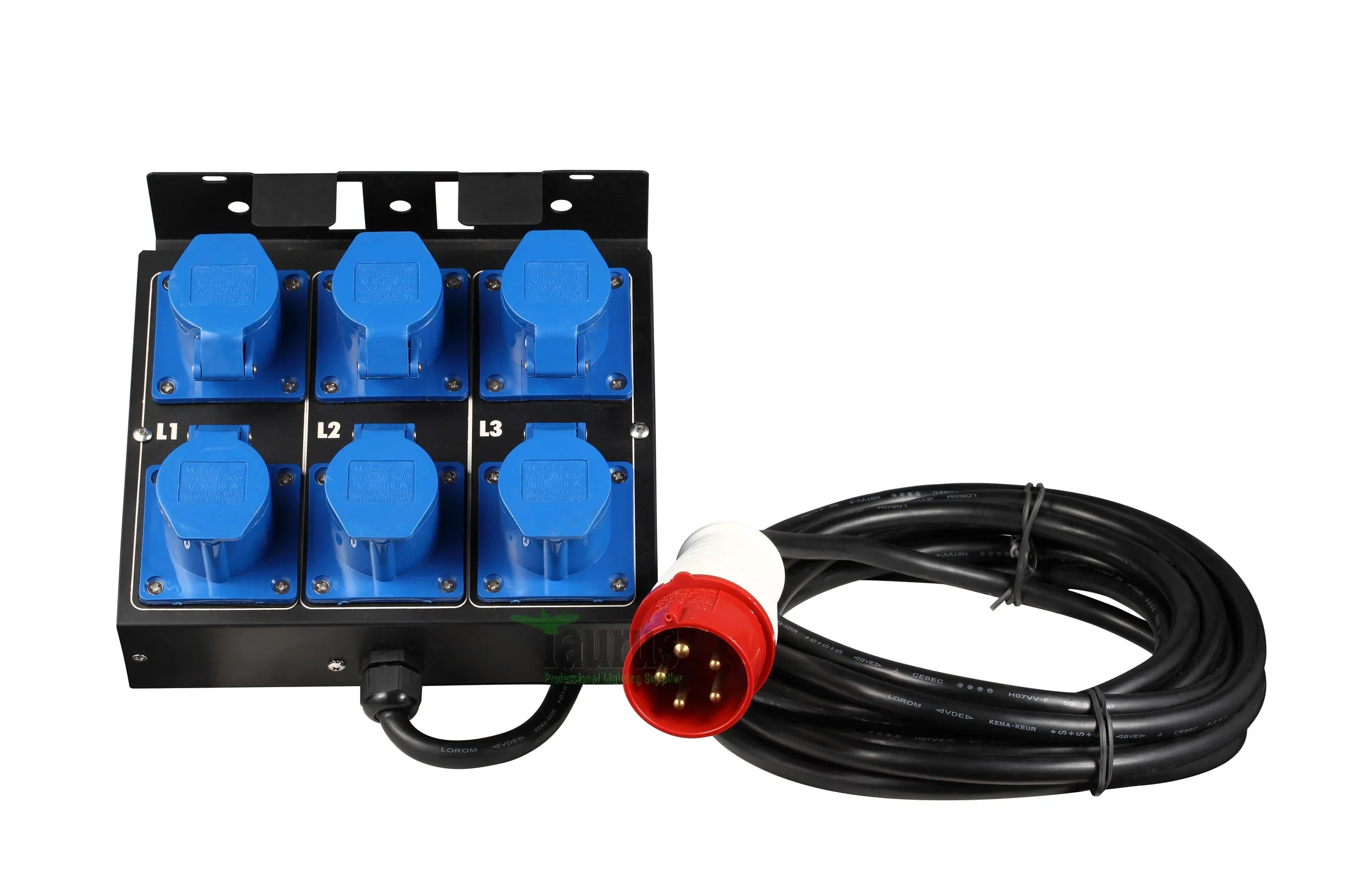 

Stage Lighting Equipment 6*16A 3Pin CEE Power Distribution Box
