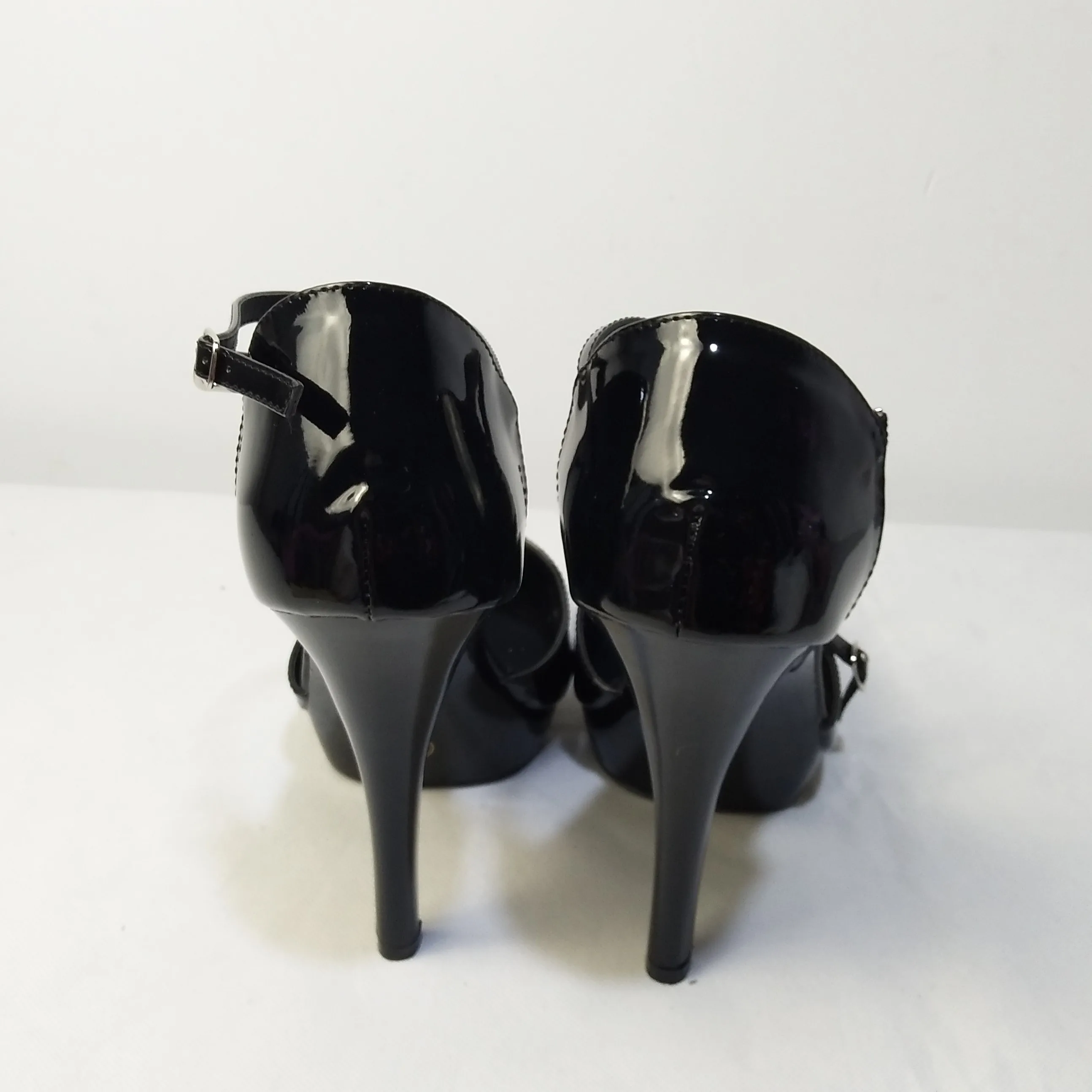 Fashionable girl's hall is contemporary dance shoe, sexy black foot is bare thin belt 13CM sexy high-heeled   dance shoes