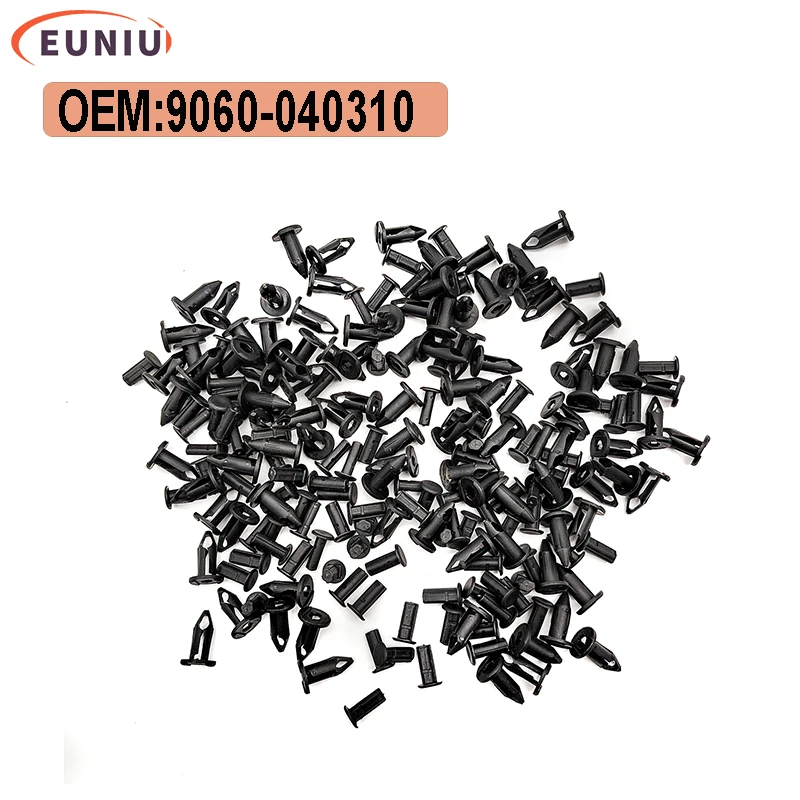 50PCS 9060-040310 Cover Plastic Clamp Push Rivet For CF 400 450 500 500S 520 550 600 625 Touring 800 820 850 950 1000