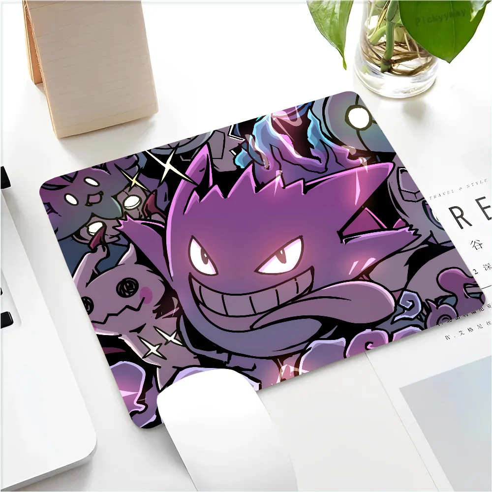 P-Pokemon-Gengar Grande Mousepad Small LockEdge Mouse Pad For Gamers Computer Desk Pad Anti-slip Rubber