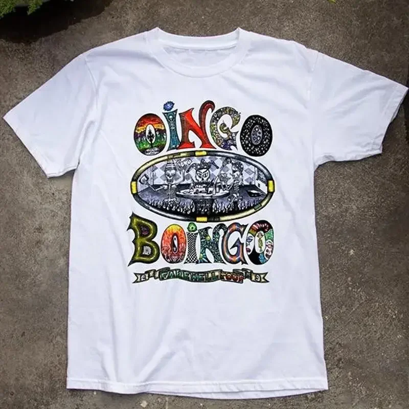 Rare Oingo Boingo Farewell Tour T Shirt Classic Men