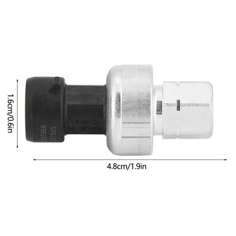 Interruptor de Sensor de válvula de presión de aire acondicionado, 2 piezas, negro y plateado, 7701205751, 13587668, apto para Renault Espace (1984-2014)