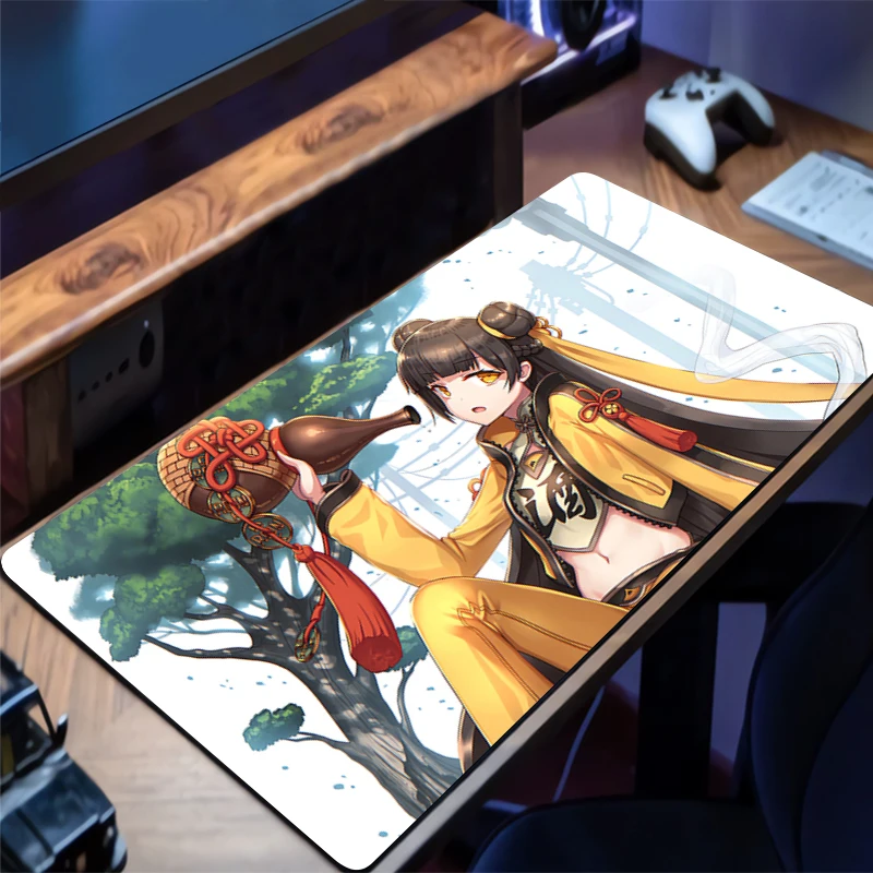 Gaming Mouse Pad Black Survival Eternal Return Office Carpet Mouse Mats Gamer Desk Accessories Computer Pads PC Anime Mousepad