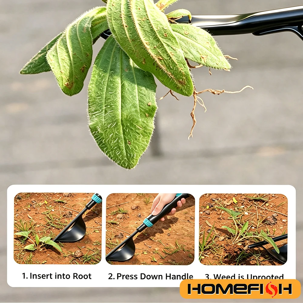 Multi Functional Weed Pulling Tool Garden Weeder Tools for Planting Soil Loosening Weed Removal and Vegetable GrowingMulti Funct