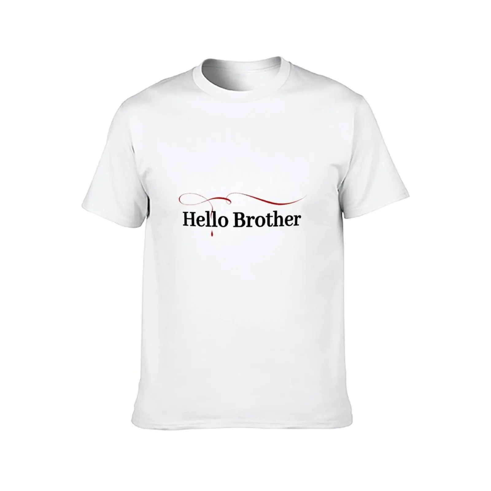 تي شيرت Hello Brother تي شيرت مصمم تي شيرت شخصي