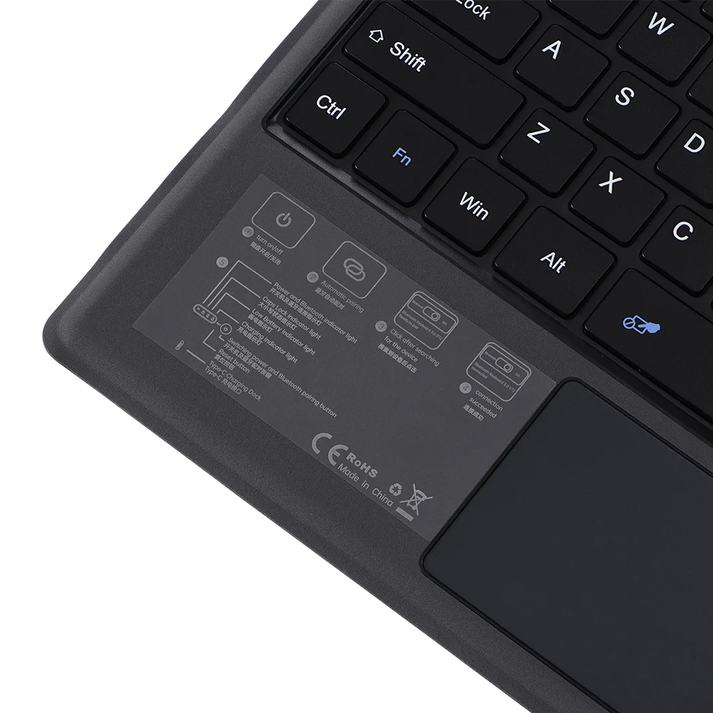 Imagem -05 - Trackpad tipo Magnético Capa para Microsoft Surface Pro Teclado sem Fio 4