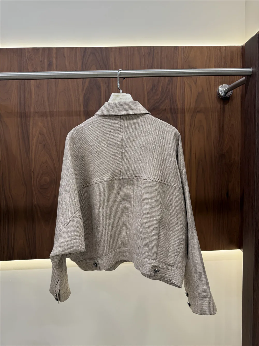 2026 Autumn New Women's Single-Breasted Lapel Long-Sleeve 100% Pur Linen Jacket Coat Female clothing
