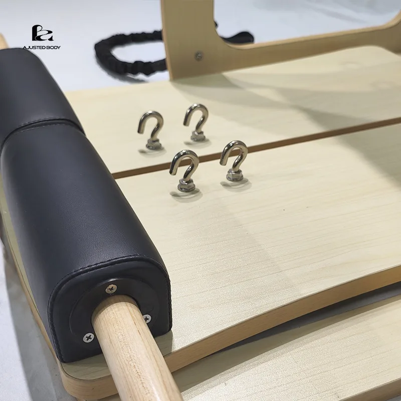 Maple Wood Hollowed-out Steady Chair for Adjusting Posture and Shaping Yoga Studio Pilates Training Steady Chair