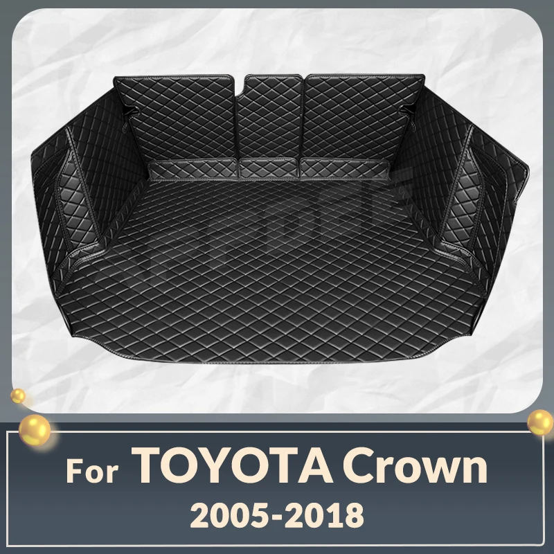 

Коврик для багажника с полным покрытием для Toyota Crown 2005-2018, 17, 16, 15, 14, 13, 12, 11, 10, 09, 08, 07, защитный коврик для автомобиля, аксессуары для защиты интерьера