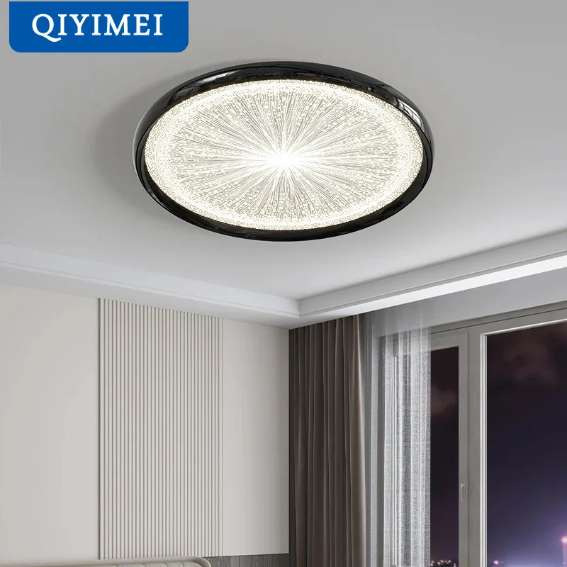 

Creative LED Ceiling Light 2025 New Dining Living Room Round Lighting Fixture Bedroom Study Home Decor Fireworks Panel Lamp