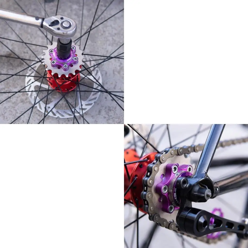 

PXPF Горный велосипед Freewheels Высокая прочность на одно скоростные маховики стальные велосипеды кассеты Cog Freewheels легко