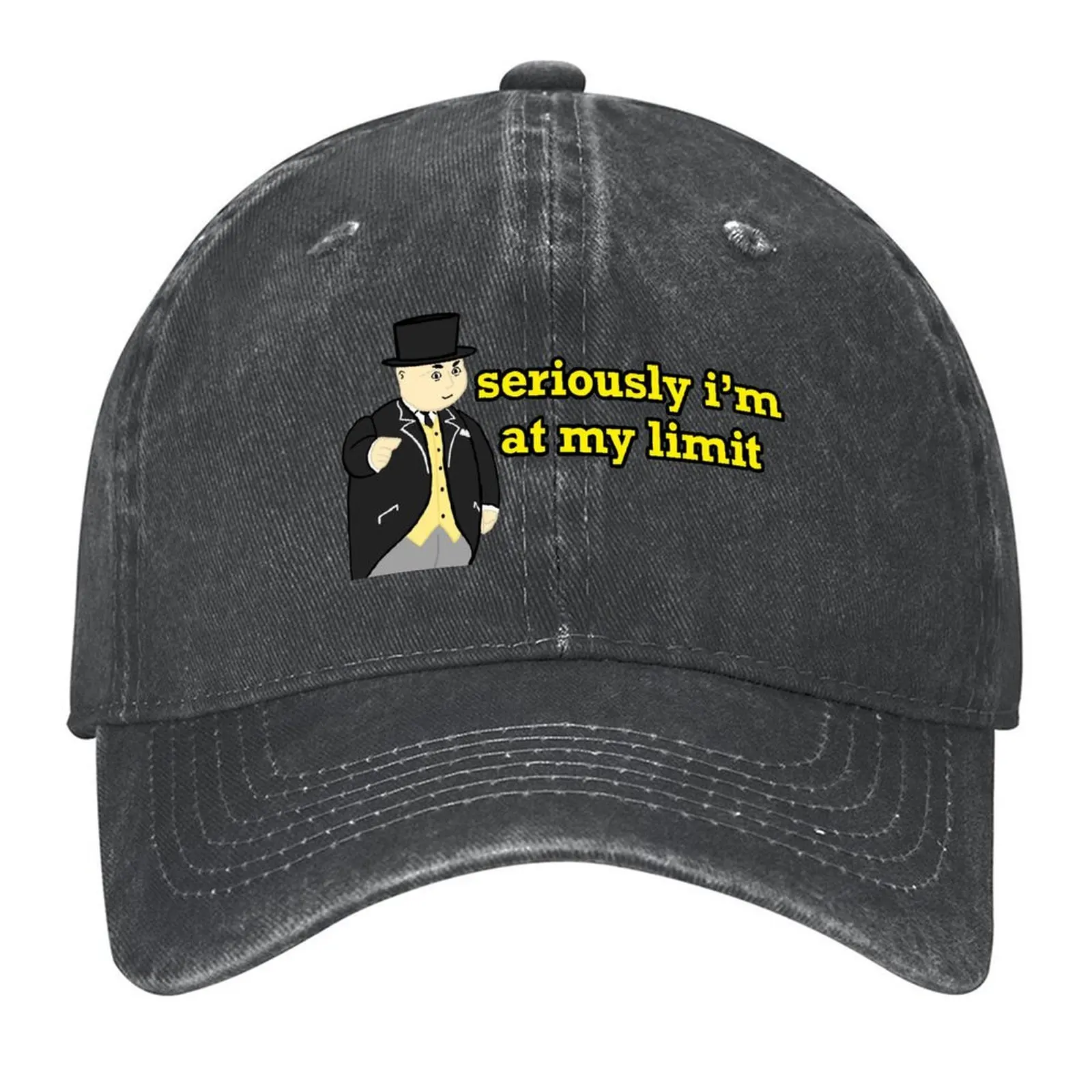 

The Fat Controller At My Limit Baseball Cap Snap Back Hat Hip Hop custom caps hats for men Hats Woman Men's