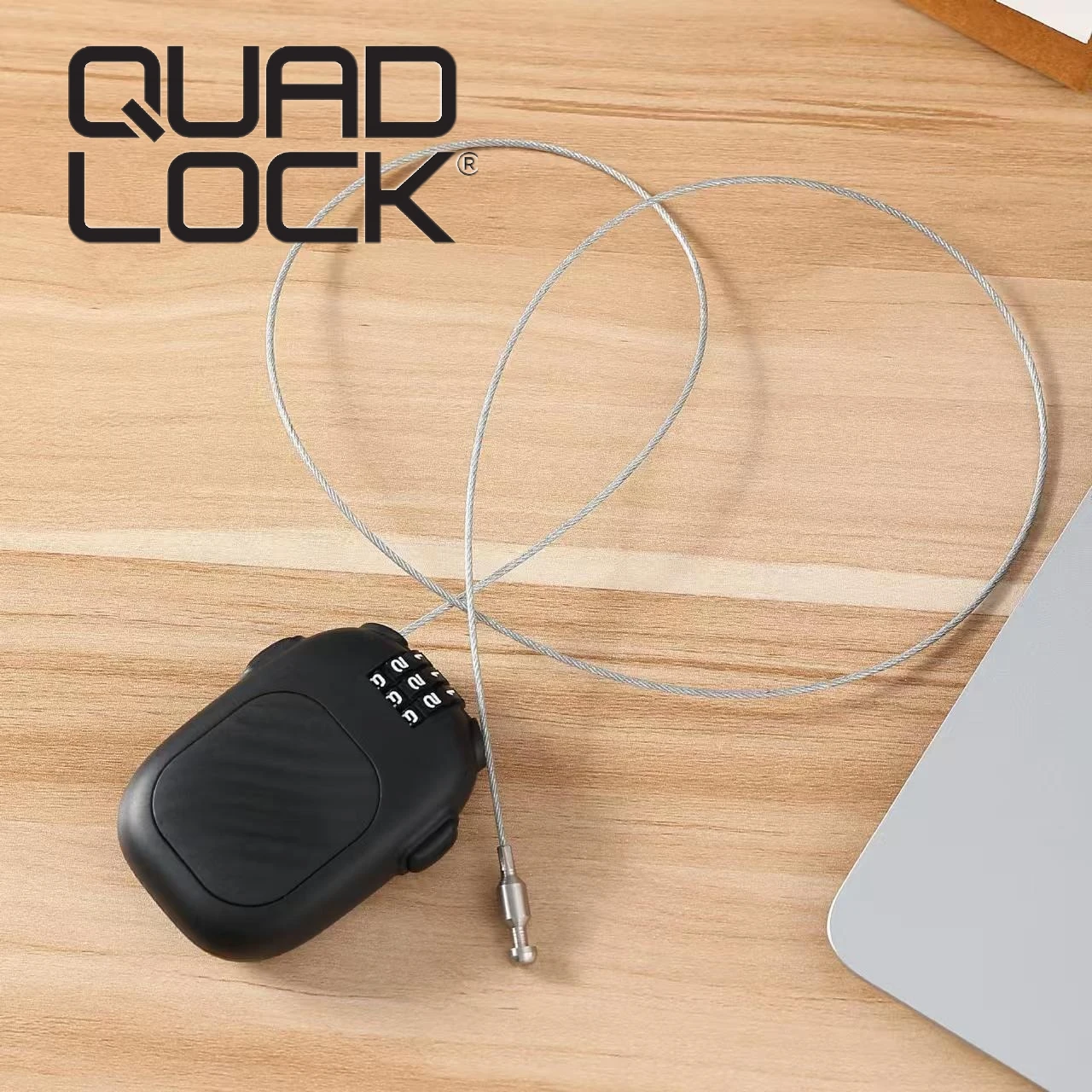 

QUAD LOCK steel cable password lock bicycle baby stroller helmet lock bicycle portable mini luggage anti-theft lo
