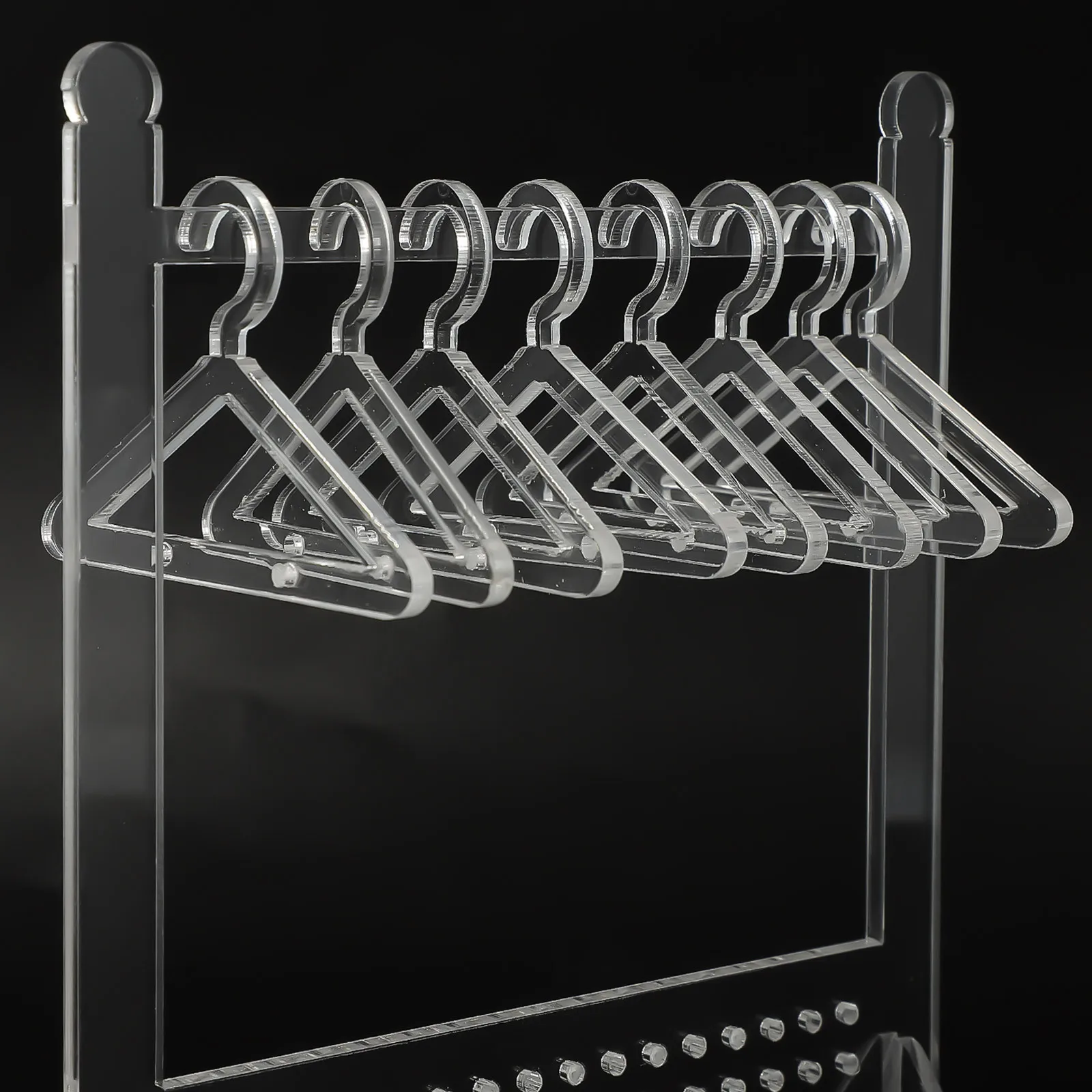 

1 Set Acrylic Earring Holder Jewelry Display Rack For Desktop Necklace Earring Storage Tower Jewelry Organizer Stand Home Decor