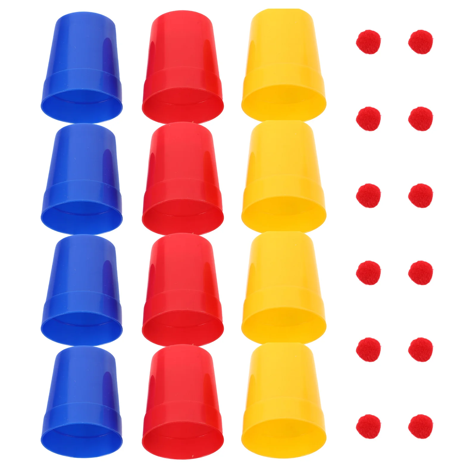 

10 Sets Props Magician Trick Cups Party Knitted Balls Kids Accessories and for Tricks Kit
