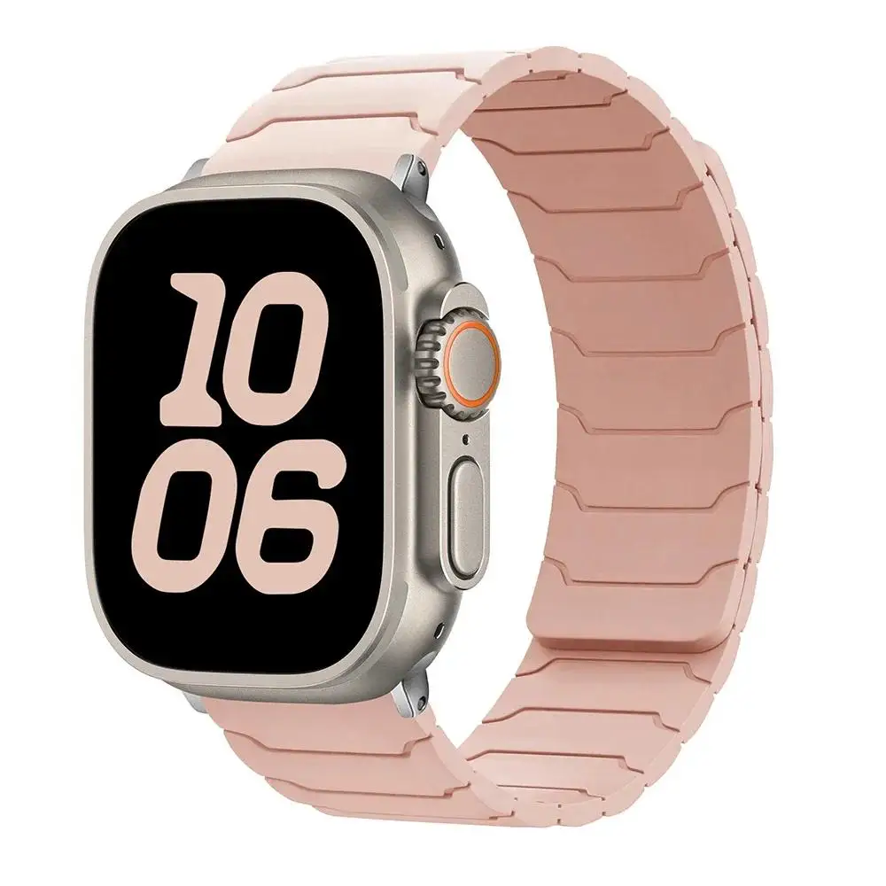 Siliconen magnetische lusbanden voor Apple Watch 46 mm 44 mm 40 mm 49 mm 45 mm 42 mm 41 mm band iWatch-serie Ultra 3 11 10 9 8 7 6 5 SE 3