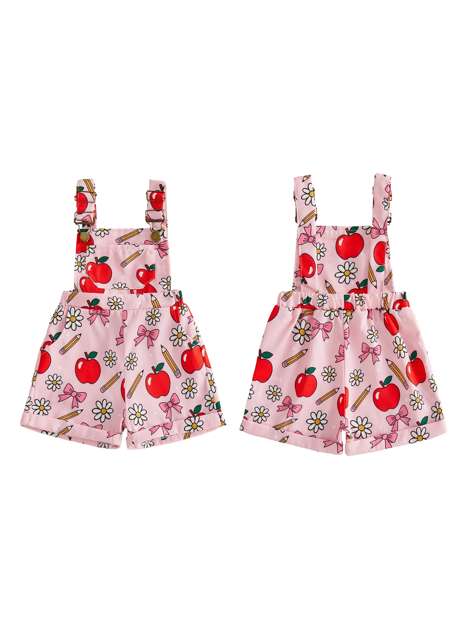 

Cute Baby Girls Floral Print Ruffle Sleeve Romper Jumpsuit with Bowknot Headband Set for Summer Beach Party Outfit