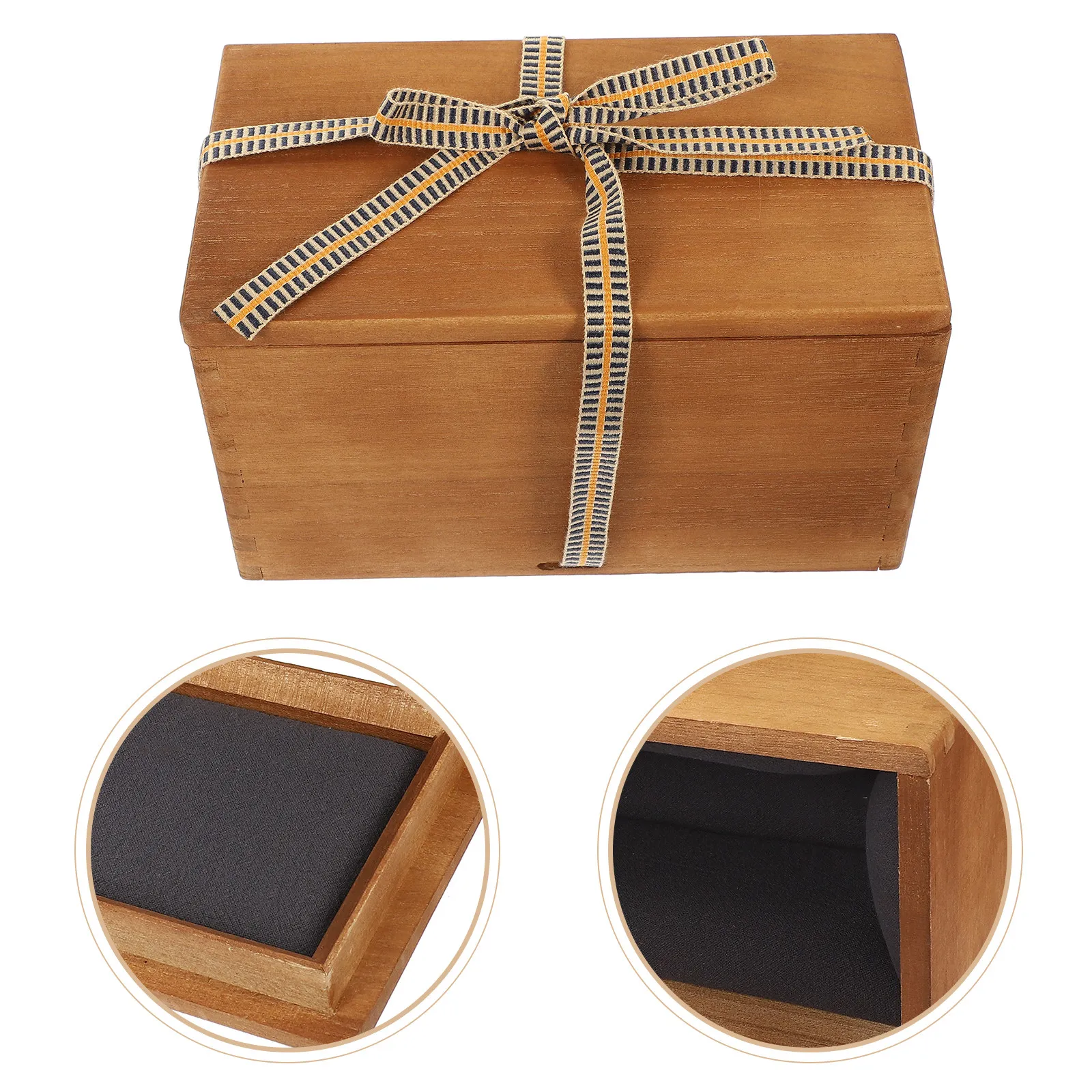 Handmade Wooden Teacup Box Vintage Decorative Gift Packaging Box for Vases Ceramics Tea Cups Whiskey Bottles Housewarming