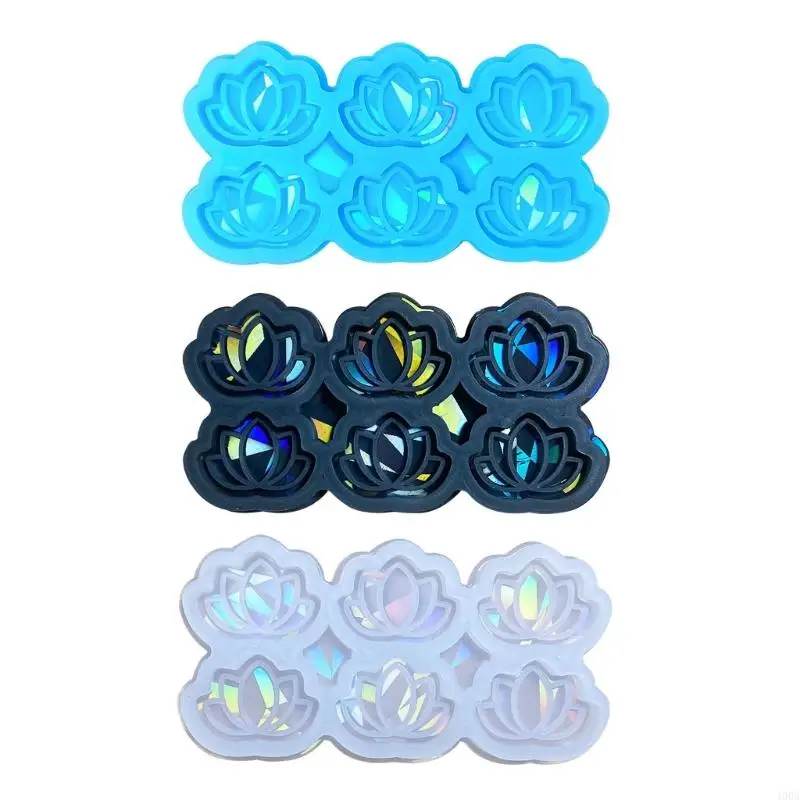 

400A Resin Molds Flower Silicone Mold for Epoxy Casting DIY Rainbow Light Pendant Decoration Mold Jewelry Tool